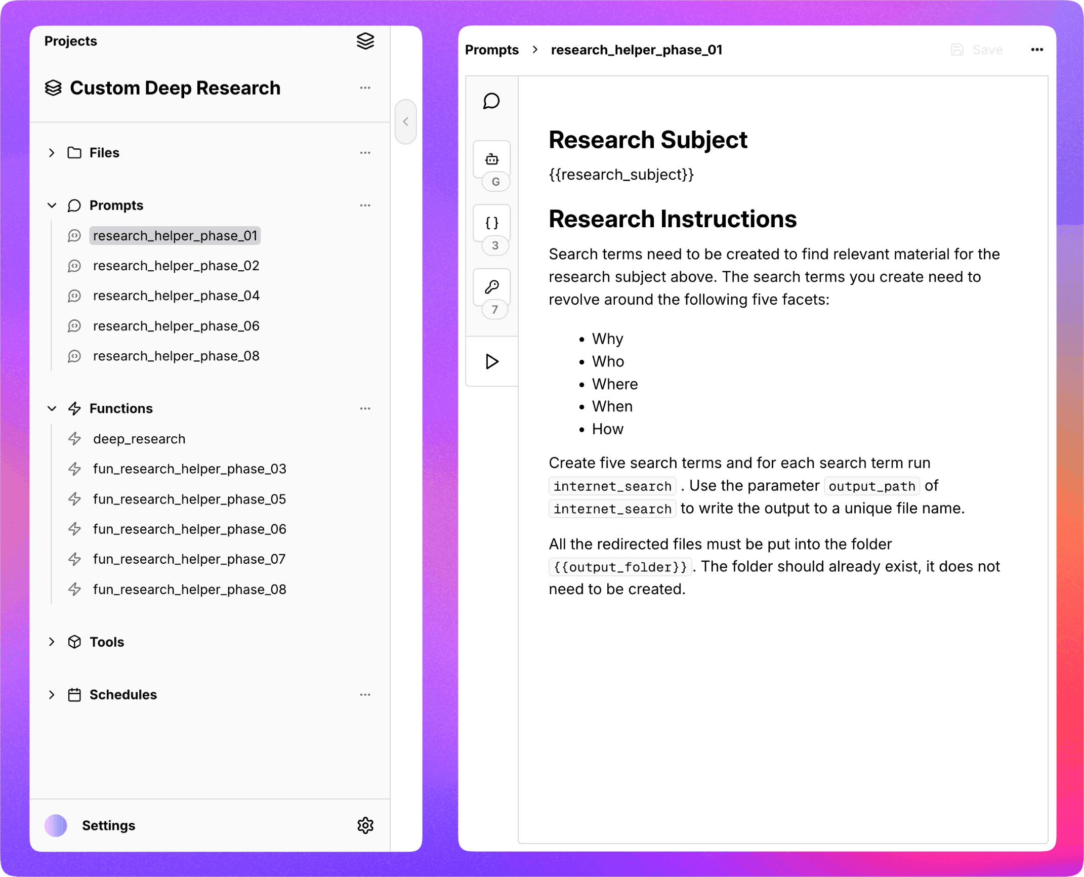 Turingpaper Studio Prompt Editor
